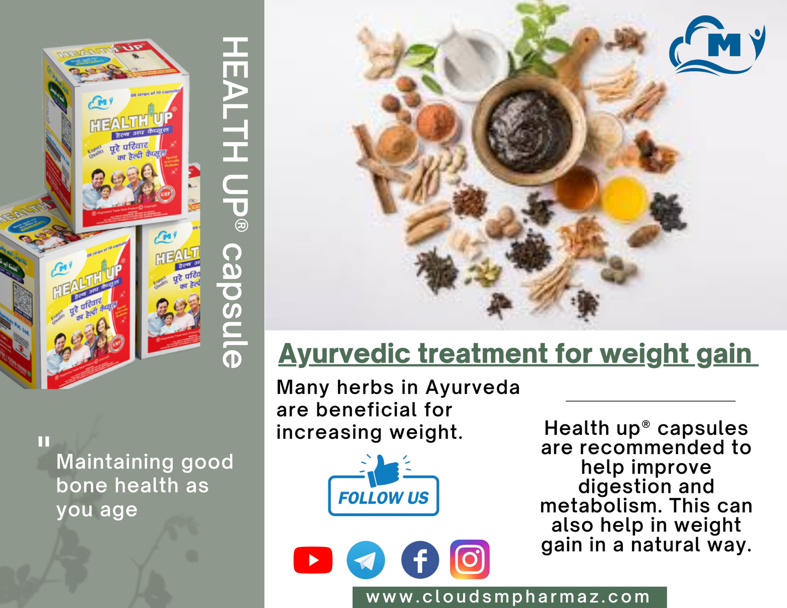 Read more about the article Here is what you need to know about the Health Up® capsule and why it is helpful in gaining weight!!